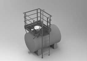 Горизонтальный резервуар РГС 5 м³