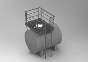 Горизонтальный резервуар РГС 10 м³