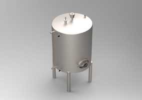 Вертикальный резервуар для нефти и нефтепродуктов РВС 2 м³