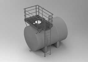 Горизонтальный резервуар РГС 20 м³