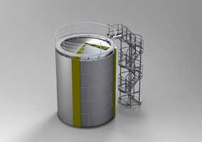 Бак-аккумулятор БАГВ 100 м³